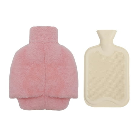 

2L Winter Soft Plush Hot Water Bottle Portable Foot Warmer Gift Heated Slipper