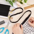 thumbnail image 3 of DIY 11 Yards 5/8 inch Black Braid Trim Polyester Woven Braid Trim Centipede Decorative Gimp Trim Basic Trim for DIY Craft Costume Sewing Curtain Slipcover Home Decoration Accessories DIY, 3 of 8