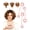 Cream Pink-Short, variant on BONNET QUEEN Multi-function Satin Heatless Hair Curler & Hair Tie Non-Heating Hair Roller Curling Rod with Scrunchie, Large, Cream Pink(For Big Curls)