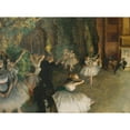 thumbnail image 2 of Edgar Degas 14x11 Gold Ornate Wood Frame and Double Matted Museum Art Print Titled - The Rehearsal of the Ballet Onstage (ca. 1874), 2 of 4