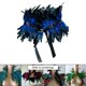 thumbnail image 5 of Capas cogimiento de hombros de s falsas Plume Tops de Colcomx capa tipo chal con plumas, 5 of 8