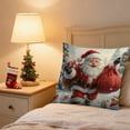 thumbnail image 4 of Christmas Decorative Pillow Covers 18x18" for Holiday Party Supplies Christmas Decorative Pillow Cases with Soft Fabric Hidden Zipper, 4 of 7