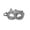 A002- Silver, variant on Vintage Halloween Masquerade Mask for Women, 7X4 Inch Half Mask with Black Elastic, Scary Mask for Adult Halloween Party Favors