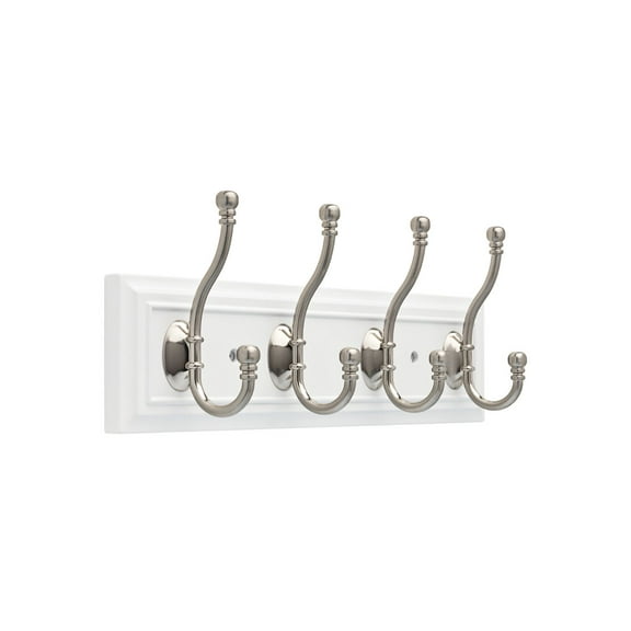 ThresholdT 16" Ball End Hook Rail - White/Satin Nickel