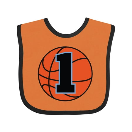 

Inktastic Basketball 1st Birthday 1 Year Old Gift Baby Boy Bib
