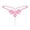 RD1, variant on Panties for Women,Embroidered Hollow Low Waist Underwear Open Cut Thong with Pearl Massage Detail,Womens Underwear,White,One Size
