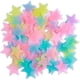 thumbnail image 1 of 200 pcs Colorful Luminous Stars in the Dark, Fluorescent, Night Luminous, Plastic Wall Stickers, Wall Decor - Colorful, 1 of 5