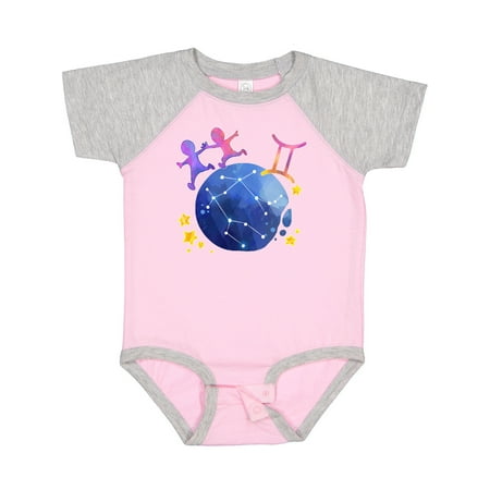 

Inktastic Gemini Constellation Zodiac Sign Illustration Gift Baby Boy or Baby Girl Bodysuit