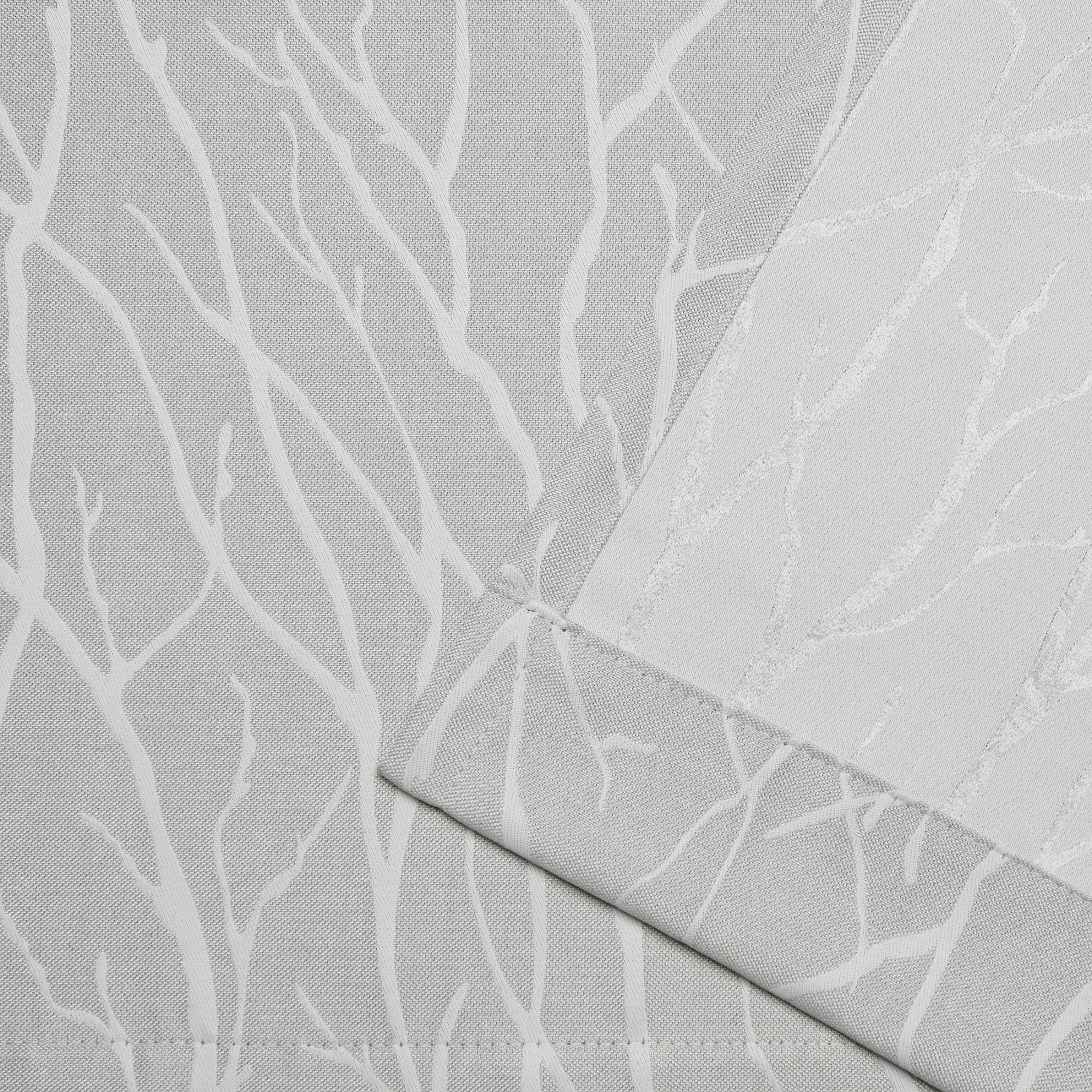 Exclusive Home Forest Hill Woven Room Darkening Blackout Grommet Top Curtain Panel Pair, 52"x63", Dove Grey