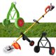 thumbnail image 4 of Rueda auxiliar que ahorra mano de obra para cortacésped de iones de litio, juego de ruedas de soporte ajustables para cortacésped inalámbrico, 4 of 8