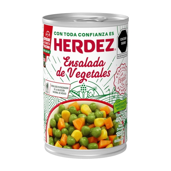 Ensalada de vegetales Herdez 400 g