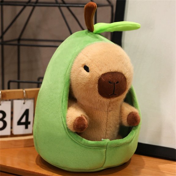 12" Capybara Plushies Toy, Cuddly & Soft Huggable Capybara Stuffed Animal Plush Pillows, Birthday Christmas Graduation Back to School Gift for Teens & Women