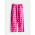 thumbnail image 3 of Sleep On It Girls Long Sleeve Top and Plaid Pants Pajama Set, 2 Piece, Sizes 7-16, 3 of 6