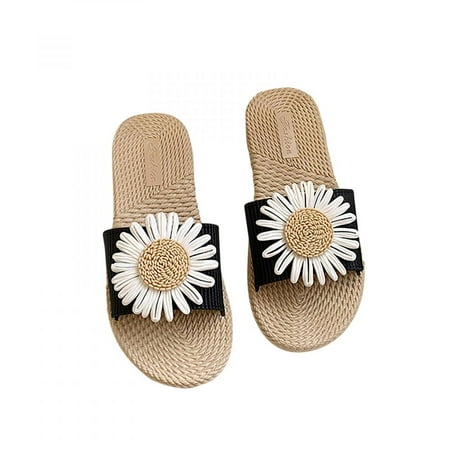 

Homedles Sandals for Women- Comfortable Gift for women Casual Flat Summer Open Toe Sandals for Women Black
