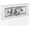 Silver, variant on Dollar Bill Frame Display – 7.8" x 3.9" Acrylic Dollar Bill Holder, Thick Magnetic Self-Standing Display Case for Currency, Tickets, Banknotes, and Stamps