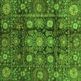 thumbnail image 1 of Ahgly Company Indoor Square Oriental Green Traditional Area Rugs, 6' Square, 1 of 4