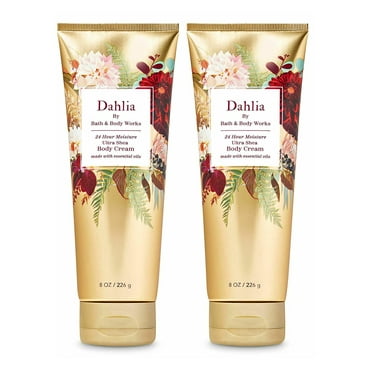 Bath & Body Works Dahlia Ultimate Hydration Body Cream, Floral Scent, 2-Pack