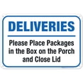 thumbnail image 1 of Package Delivery Sign, Please Place Packages in The Box On Porch,, 1 of 1