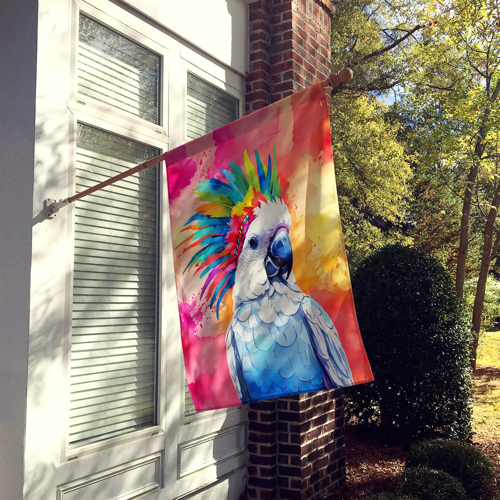 thumbnail image 2 of Hippie Animal Cockatoo House Flag 28 in x 40 in, 2 of 5