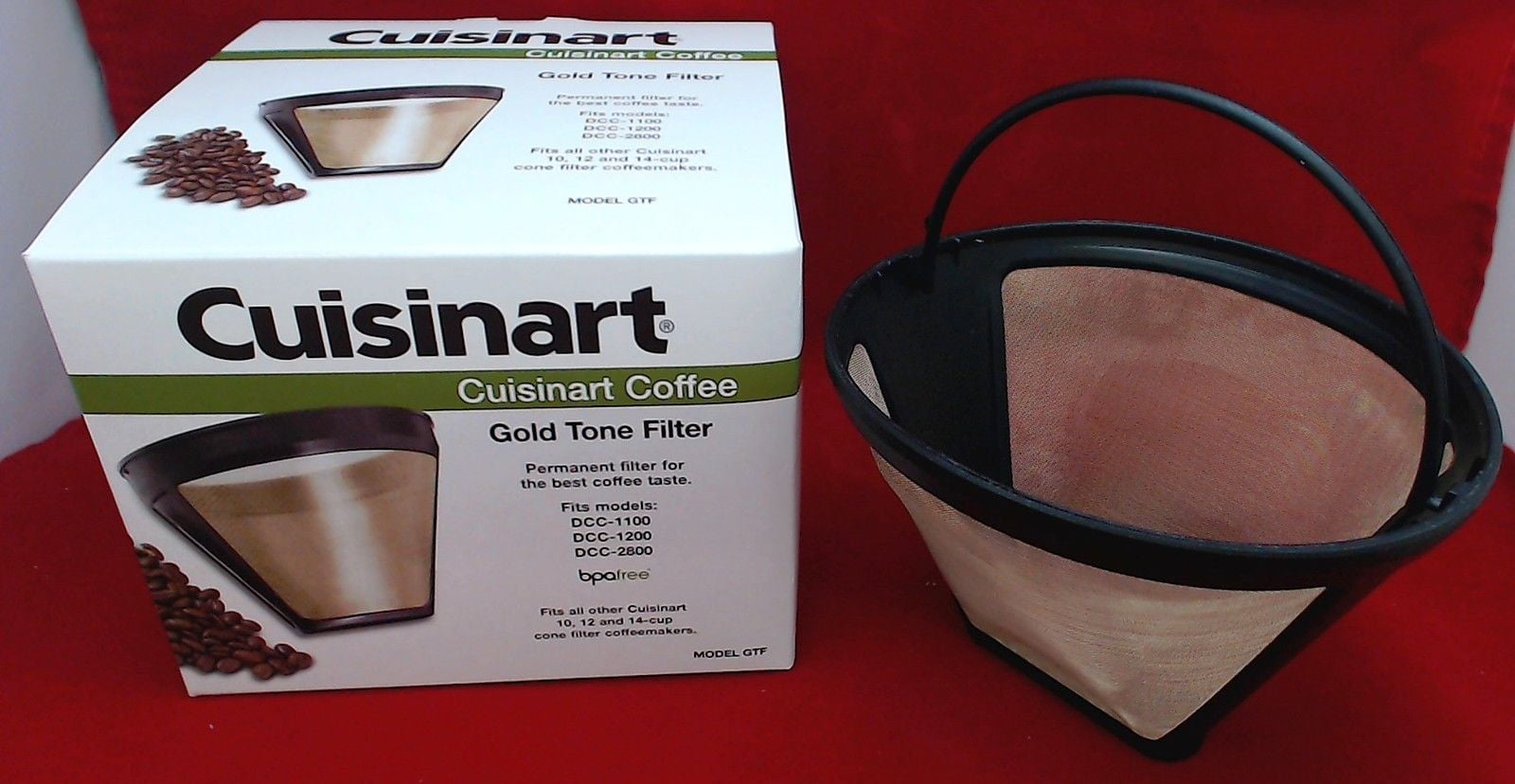 GTF, Gold Tone Permanent Coffee Filter fits Cuisinart DCC1100 Models
