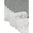 thumbnail image 5 of INSPIRE CHIC Women's Pajamas Modal Dress Sleeveless V Neck Sleepwear Lace Trim Lounge Nightgowns S Gray, 5 of 5