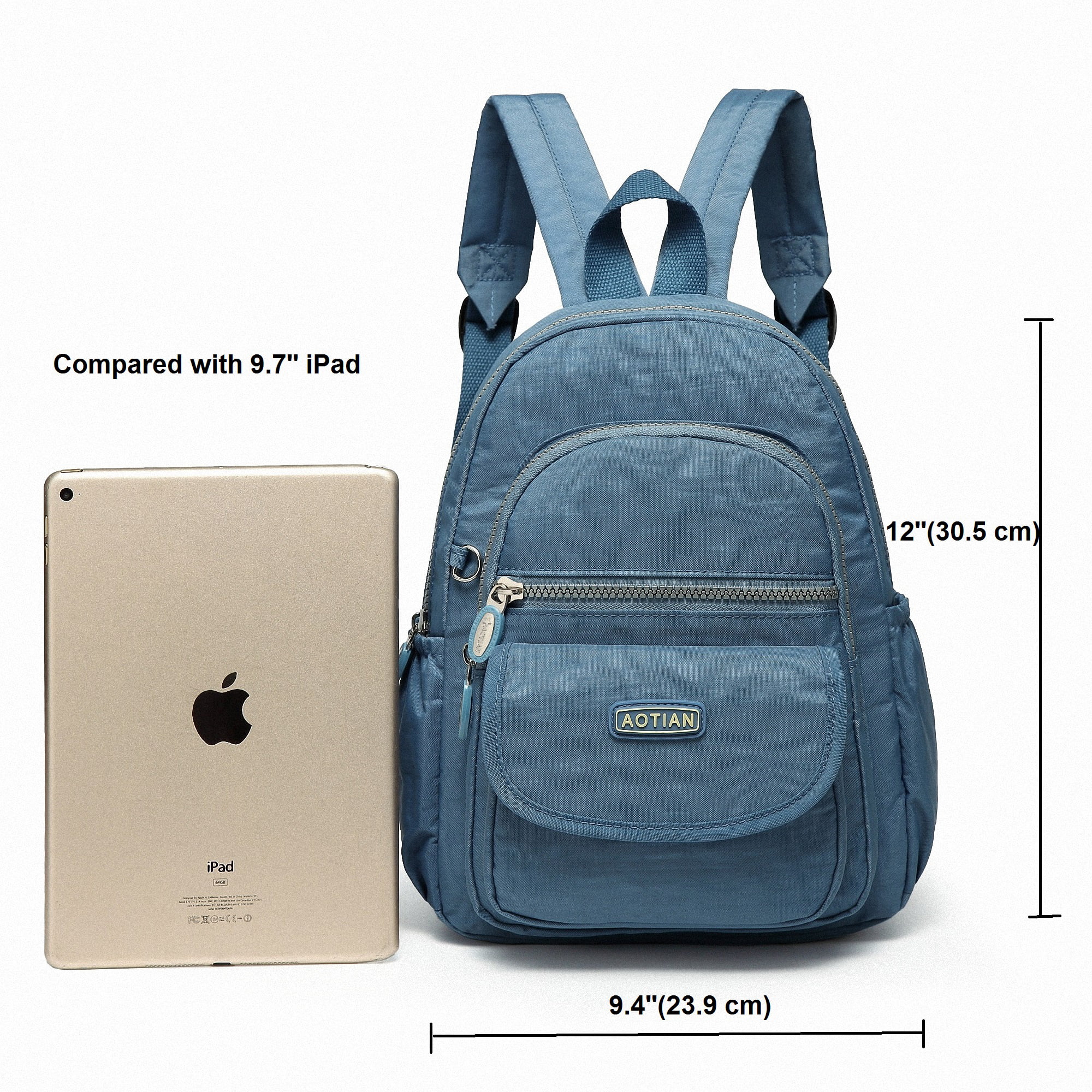 Amazon.com: OISLUMU Small Backpack Purse for Women Multi Pocket PU Leather  Lightweight Handbags Convertible Travel Shoulder Handbag (Grye-white) :  Clothing, Shoes & Jewelry