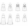 thumbnail image 3 of Butterick Paper Sewing Pattern 6202 - Dresses and Shorts for Kids, 3 of 4