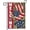 4th of July, variant on Welcome Spring Summer Hydrangea Garden Flag 12 x 18 Inch Double Sided, Burlap Floral Flower Welcome Yard Outdoor Flag