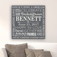 thumbnail image 2 of Personalized Day of the Wedding 12x12 or 16" x 16" Canvas, 2 of 2