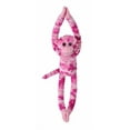 thumbnail image 3 of The Petting Zoo, Hanging Monkey Stuffed Animals, Plush Toys for Girls and Boys, Camo Monkey Plush Toy, 20 inch Pink, 3 of 9