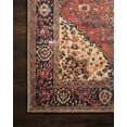 thumbnail image 6 of Loloi Loren Collection LQ-07 Red / Navy Oriental Area Rug 3'-6" x 5'-6", 6 of 7