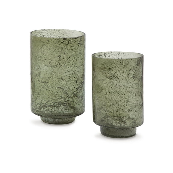 Signature Design by Ashley Clarkton Candle Holder Set (Set of 2), Green