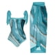 thumbnail image 2 of Traje De Baño Damas 2 piezas de traje de baño de playa para mujer con cordones y vestido para deportes acuáticos (XL lago azul) Tmvgtek Para Estrenar, 2 of 8