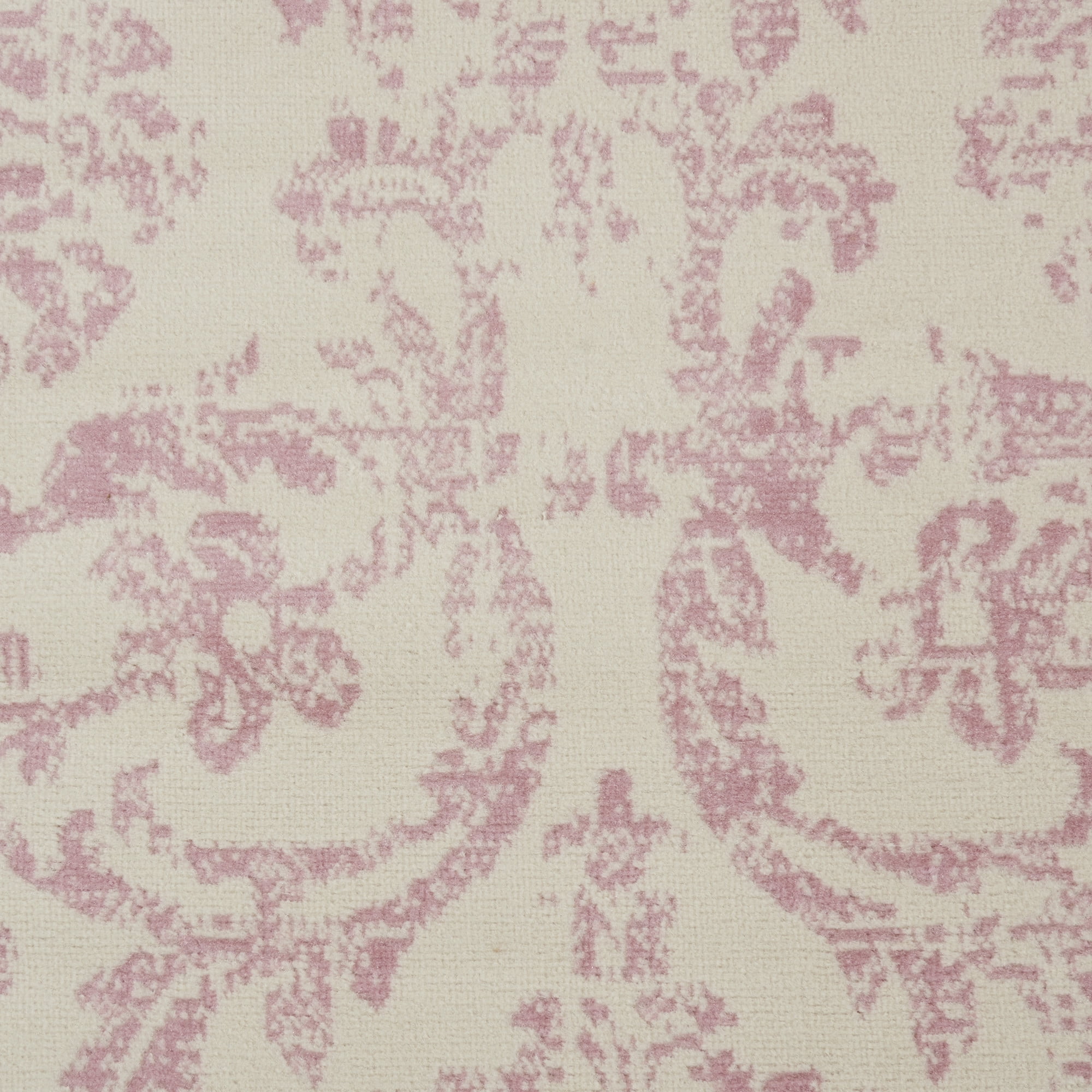 Nourison Bliss Vintage Farmhouse Ivory/Pink 7'10" x 9'10" Area Rug, (8' x 10')