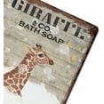 thumbnail image 6 of Vintage Iron Hanging Plate Giraffe Bath Soap Metal Tin Sign Wash Your Hooves Retro Tin Sign Giraffe Lover Gift Home Livingroom Bathroom Decor Fun Gift For Women Men Housewarming Gift 12"x16", 6 of 8