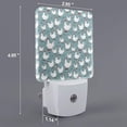 thumbnail image 2 of Fuzoiu Farm Birds Print Dusk to Dawn LED Night Light with Light Sensor, Energy-Efficient Touch-Safe Night Lamp for Home, Office, and Kids' Rooms-EU, 2 of 7