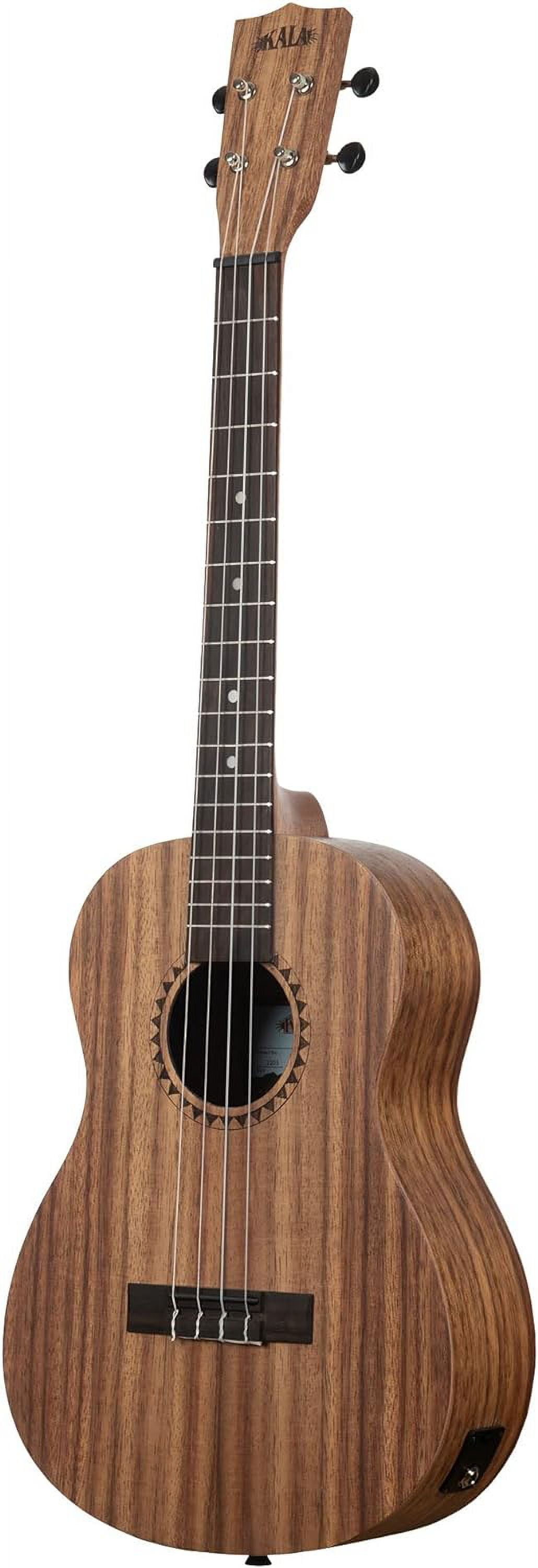 Kala Brand Music Co. Teak Collection, 4-String Ukulele, Natural, Baritone (KA