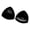 Black, variant on Thickened Silicone Pads Nonslip Adhesive Bra Inserts For Strapless Outfit