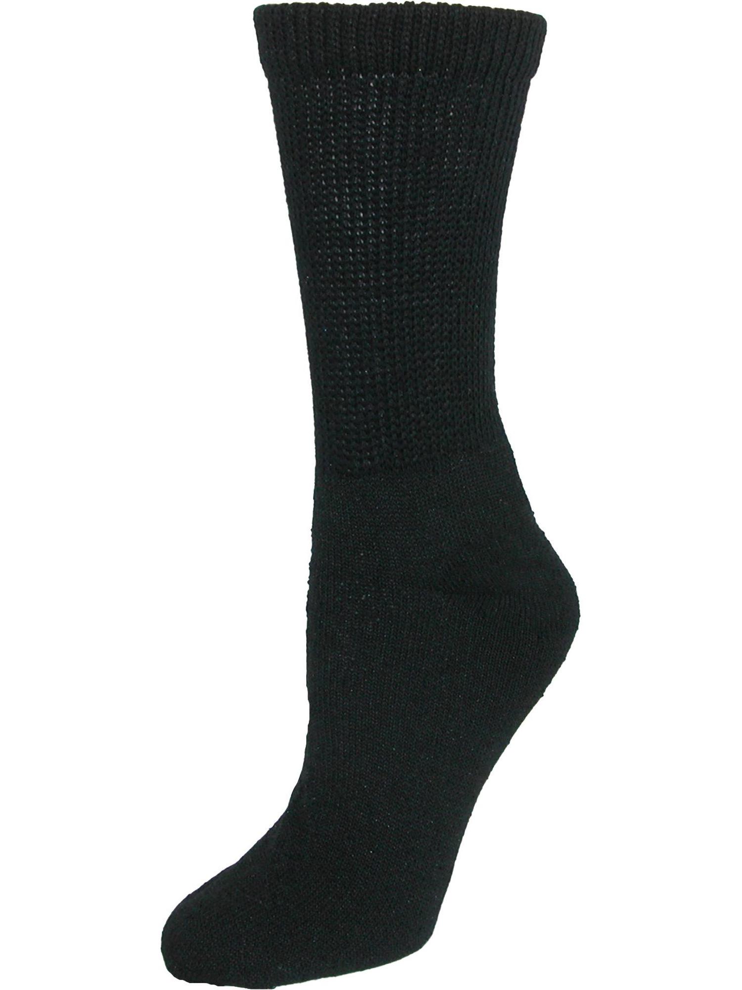 CTM - CTM® Diabetic Crew Socks (3 Pair Pack) (Women's) - Walmart.com ...