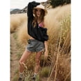thumbnail image 4 of Sudaderas con Capucha para Mujer, Conjuntos de Moda de Otoño, Sudaderas Deportivas, Chaquetas con Cremallera de Invierno Estilo Y2K, Tops Oversize y Ropa Negro XL, 4 of 8