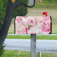 thumbnail image 4 of GZHJMY Vintage Watercolor Pink Roses Flower Magnetic Mailbox Cover Large Size Mailbox Wraps MailWraps Post Letter Box Cover Garden Yard Oversized 25.5 x 21 inch Home Decor, 4 of 7