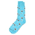 thumbnail image 3 of MeMoi Men's "Espresso Martini" Rayon Blend Novelty Crew Sock - Mens - Male, 10-13, Blue Grotto, 3 of 3