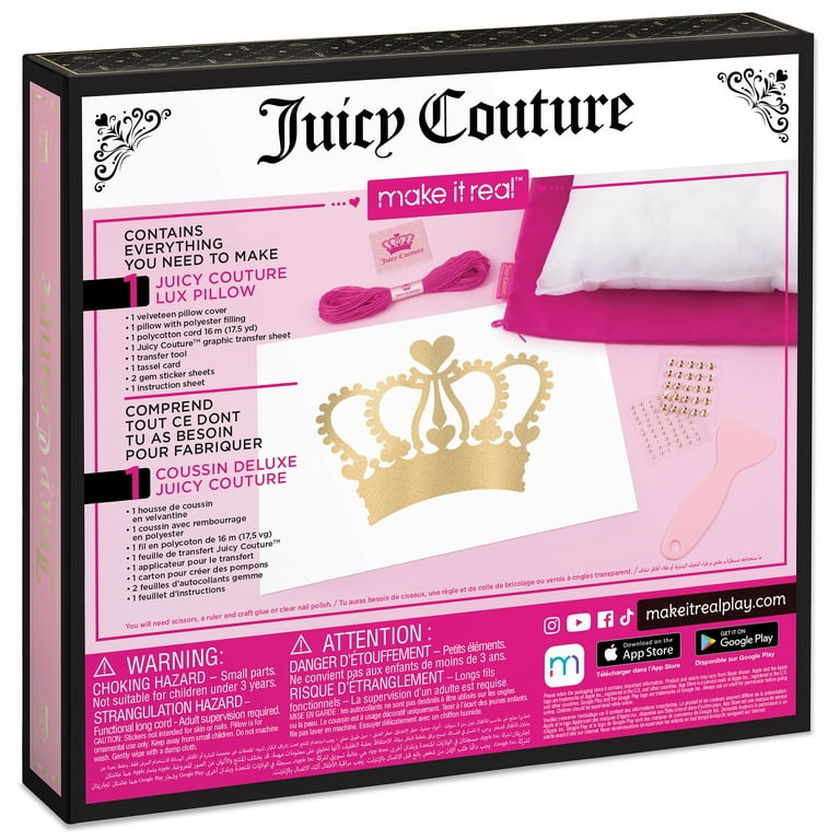 Juicy Couture: DIY Lux Pillow