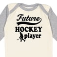 thumbnail image 4 of Inktastic Future Hockey Player Baby Boy Boys Long Sleeve Baby Bodysuit, 4 of 5
