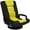 Black/Yellow, variant on Best Choice Products 360-Degree Swivel Gaming Floor Chair w/ Armrest Handles, Foldable Adjustable Backrest - Pink/White