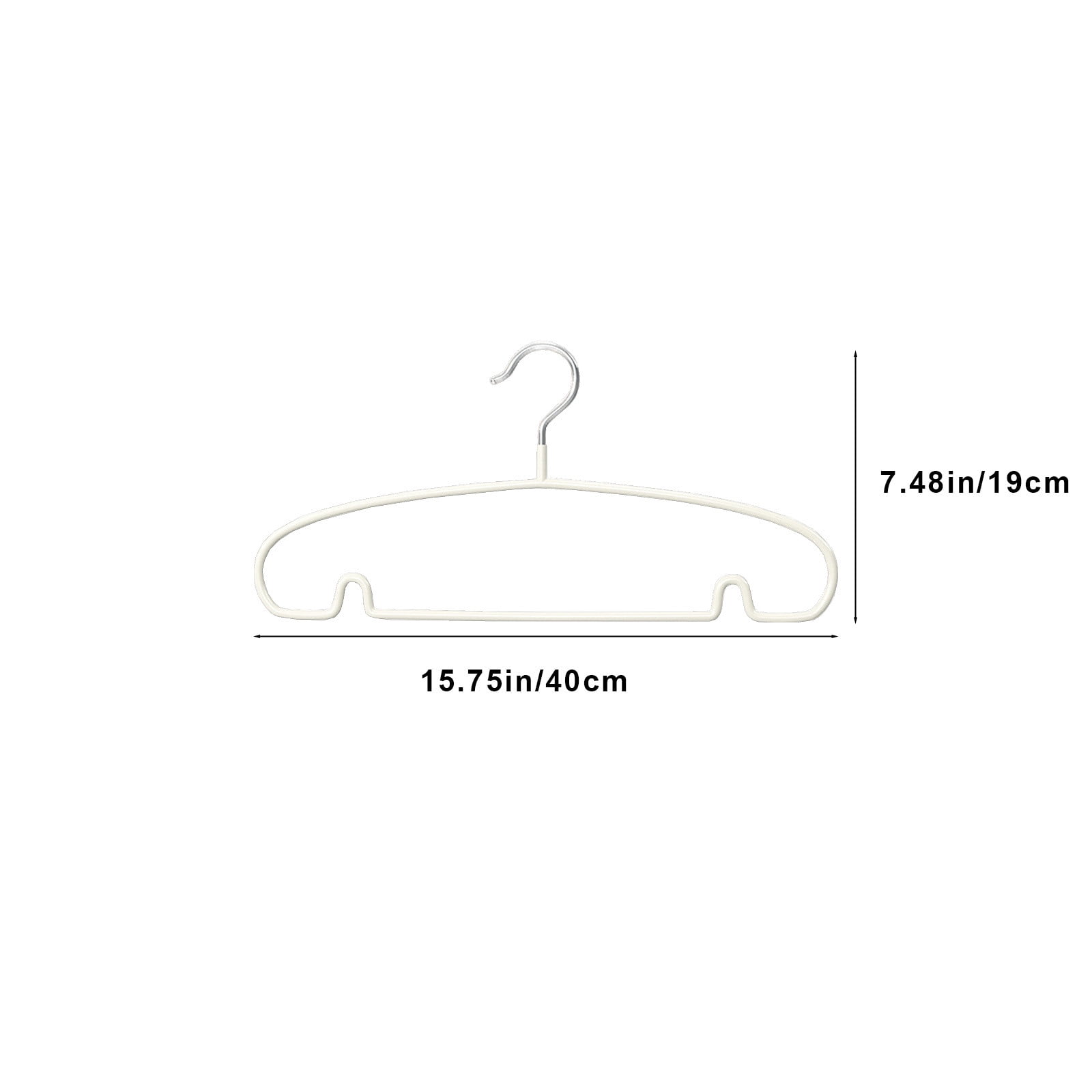 Specollect 30Pcs Stainless Steel Hangers - Clothes Hanger No Shoulder Bumps & 360°Swivel Hook, Thin, Space Saving for Closet, Non Slip, Fit for Suits Pants Heavy Duty Adult Coat