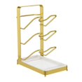 thumbnail image 4 of Estante organizador de tapa Baoblaze dorado Soporte para estante de tapa, 4 of 8