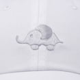 thumbnail image 5 of DALIX Cute Elephant Hat Cotton Baseball Cap in White, 5 of 7
