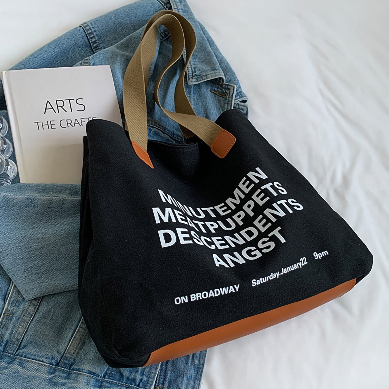 Simple Canvas Bag Simple Canvas Bag Casual Women Canvas Bag Canvas Tote Shopping Bag Unmatched Quality
