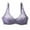 Purple, variant on Lingerie for Women Plus Size Lace Underwire Underwear Full Coverage Green Solid Triangle Bras for Ladies Size 75D